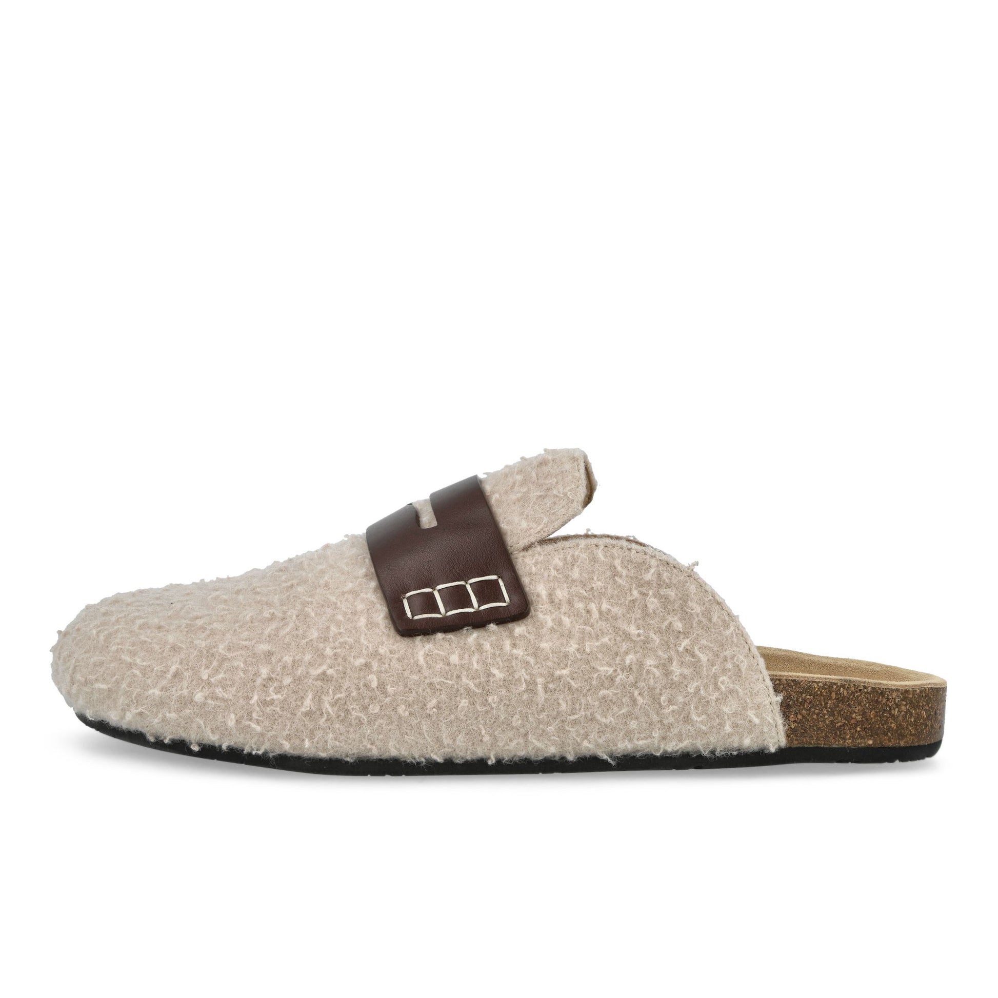 JW Anderson Flat Loafer Light Beige Loafers LF0029-FA0468-132 / Light Beige Detail View 1 | GATE
