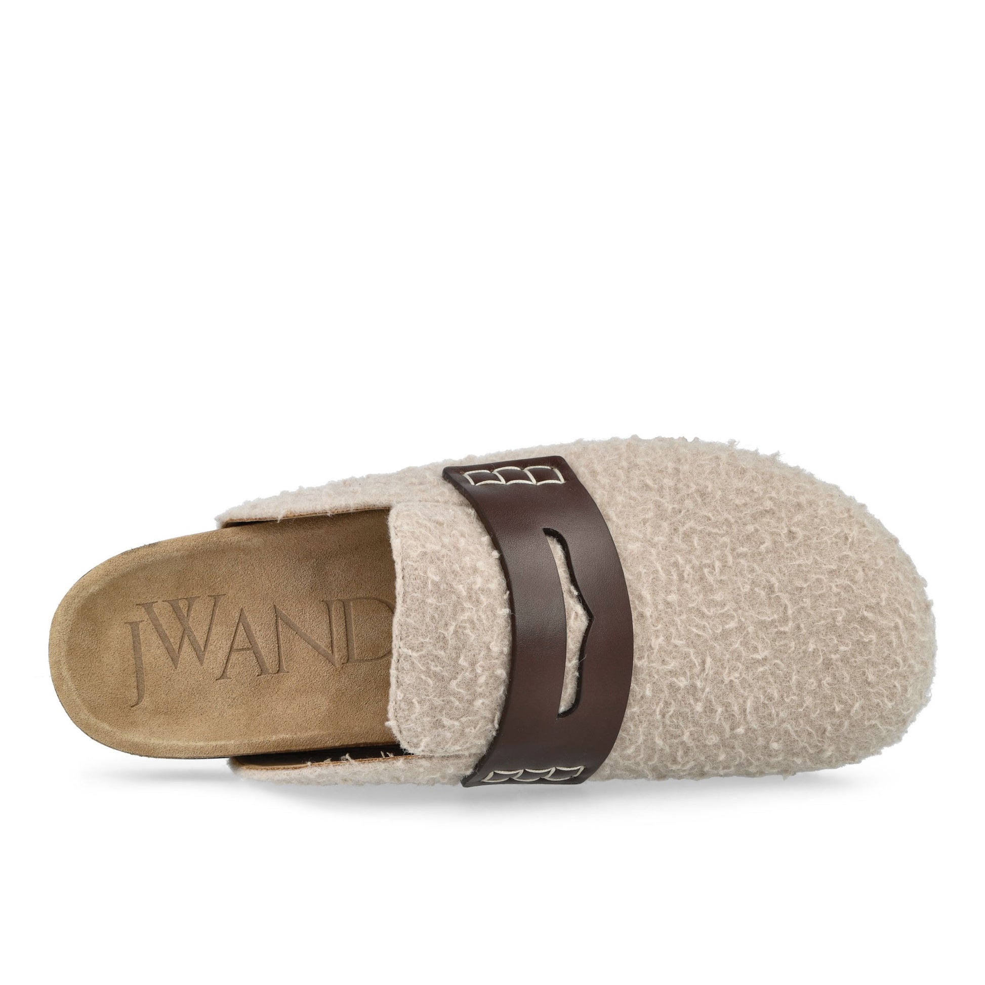JW Anderson Flat Loafer Light Beige Loafers LF0029-FA0468-132 / Light Beige Detail View 5 | GATE
