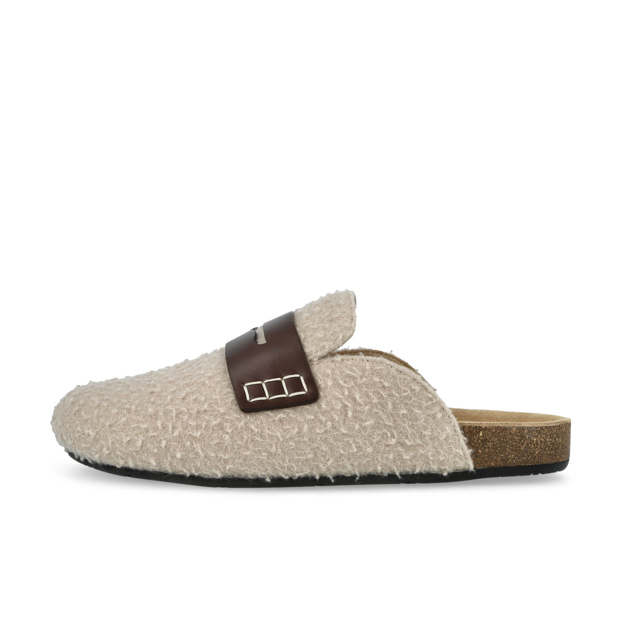 JW Anderson Flat Loafer Light Beige Loafers LF0030-FA0468-132 / Light Beige Detail View 1 | GATE
