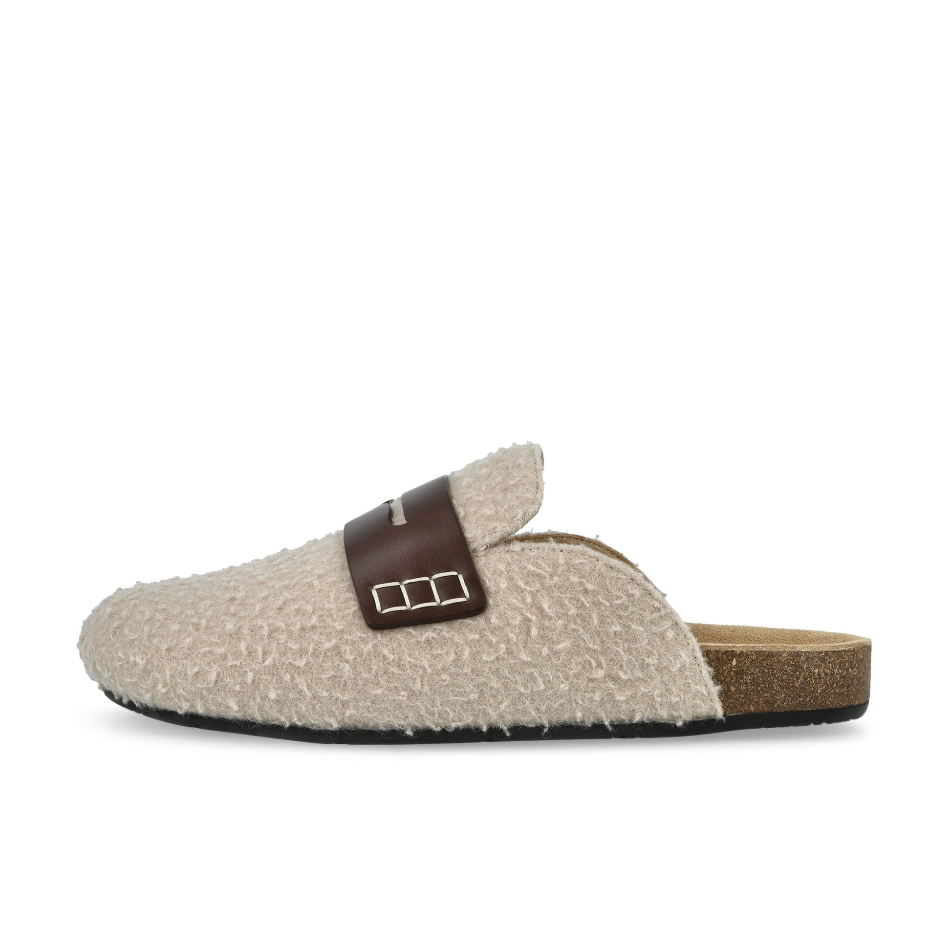 JW Anderson Flat Loafer Light Beige Loafers LF0030-FA0468-132 / Light Beige Detail View 1 | GATE
