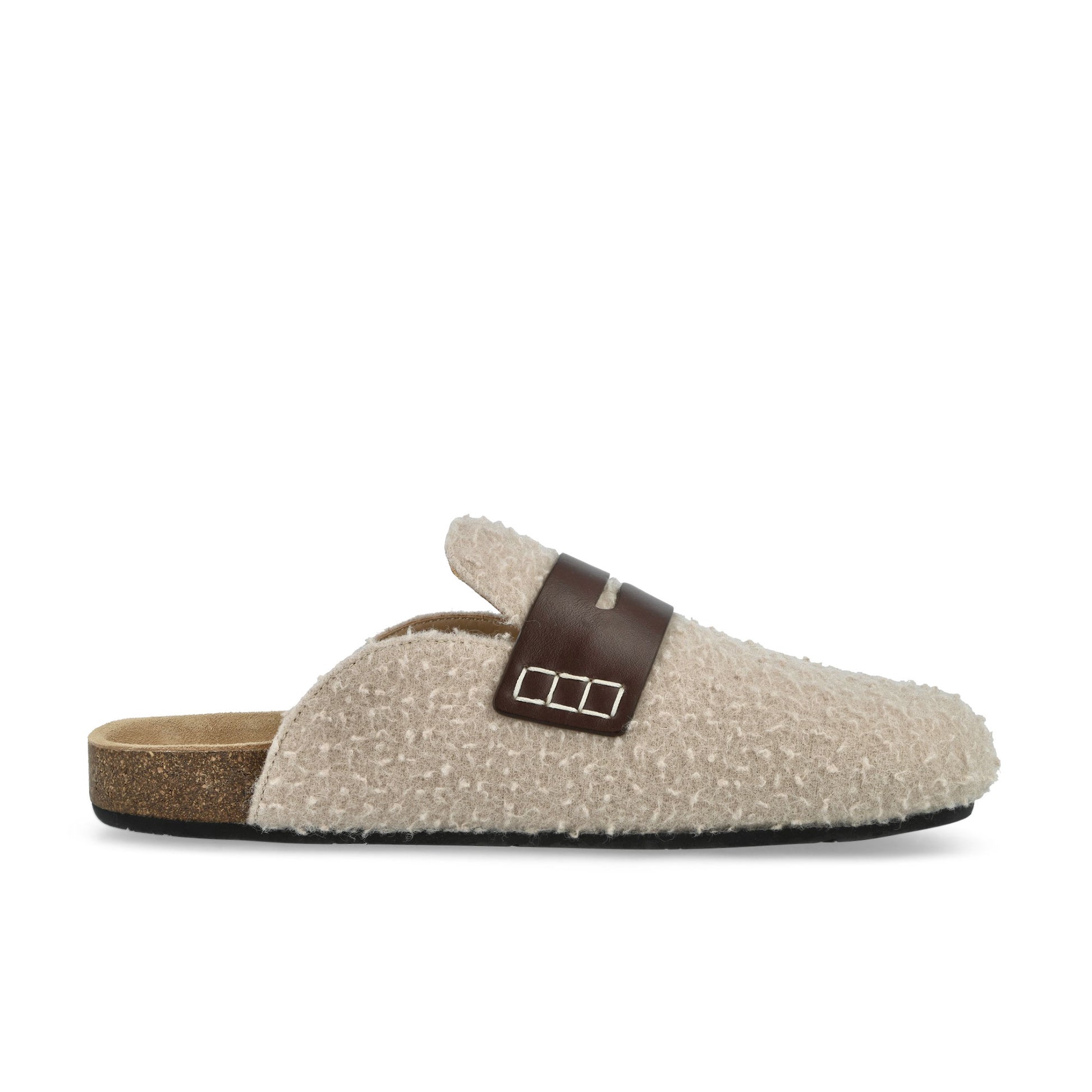 JW Anderson Flat Loafer Light Beige Loafers LF0030-FA0468-132 / Light Beige Detail View 2 | GATE
