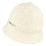 Casablanca Cashmere Blend Terry 6 Panel Bucket Hat Off White Bucket Hats AS22-Hat-004 Detail View 2 | GATE
