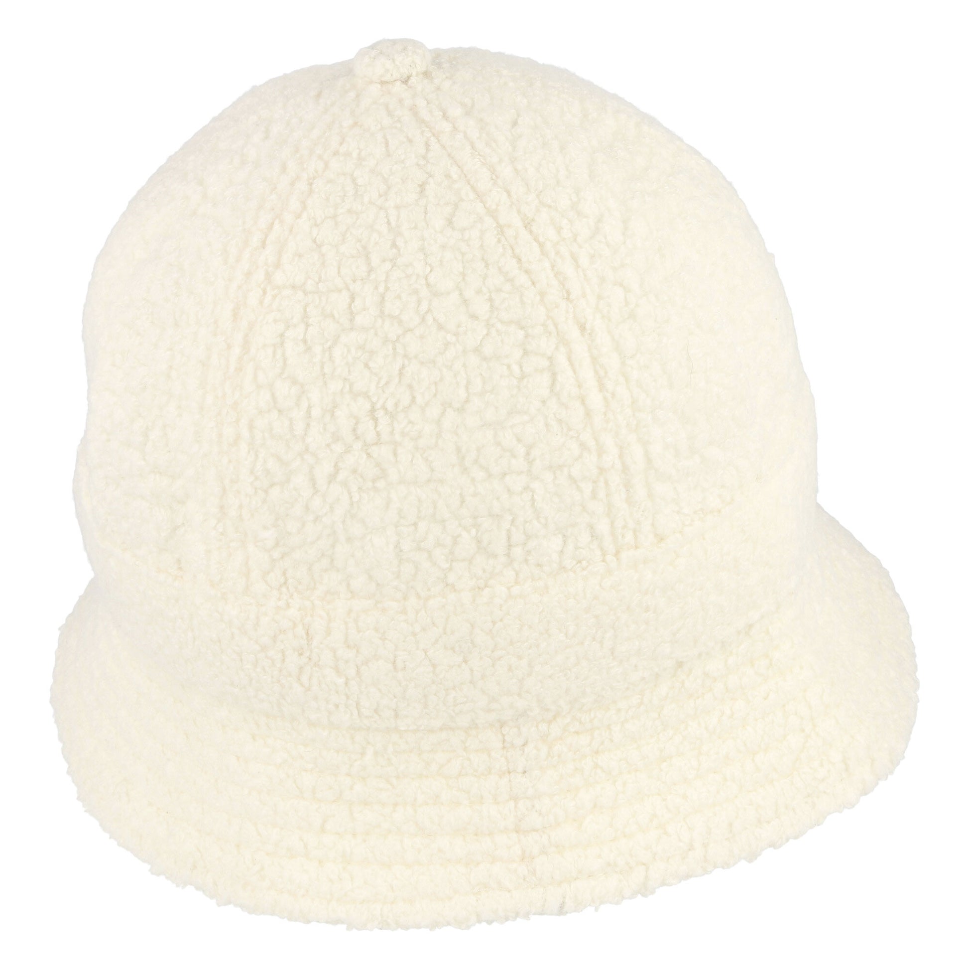 Casablanca Cashmere Blend Terry 6 Panel Bucket Hat Off White Bucket Hats AS22-Hat-004 Detail View 5 | GATE
