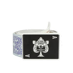 AWGE Cards Belt - M Wide White Belts AS6SMA05AP-PE001.S01 Detail View 2 | GATE
