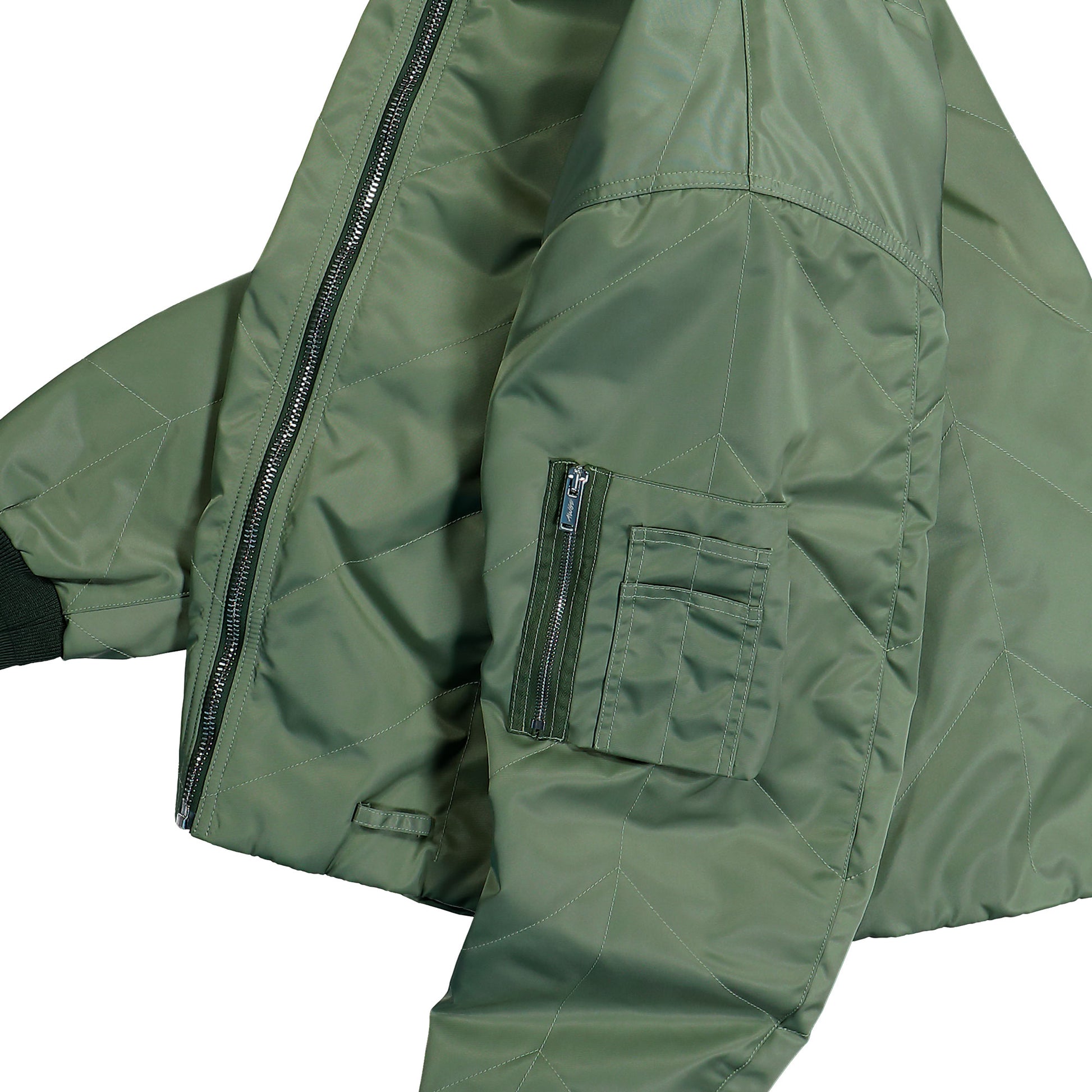 AWGE Bomber Iridescent Green Jackets AS6SMB02AP-T2160.640 Detail View 5 | GATE