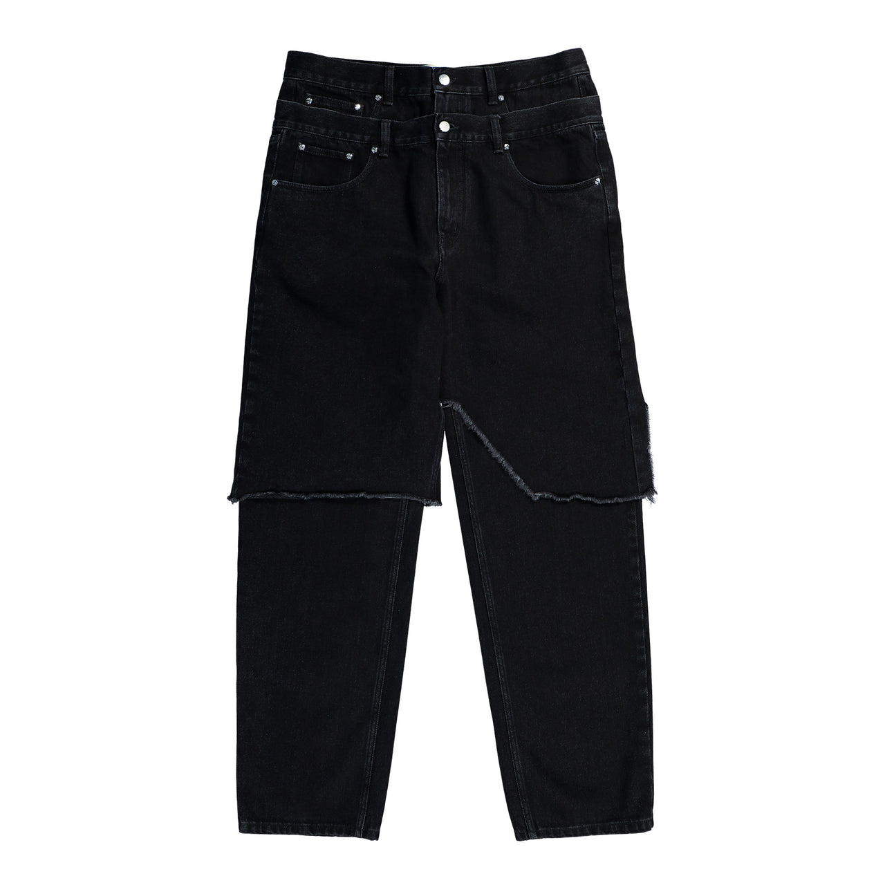 AWGE Double Layer Denim Black Denim AS6SMT16AP-T2219.991 Detail View 1 | GATE