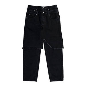 AWGE Double Layer Denim Black Denim AS6SMT16AP-T2219.991 Detail View 1 | GATE