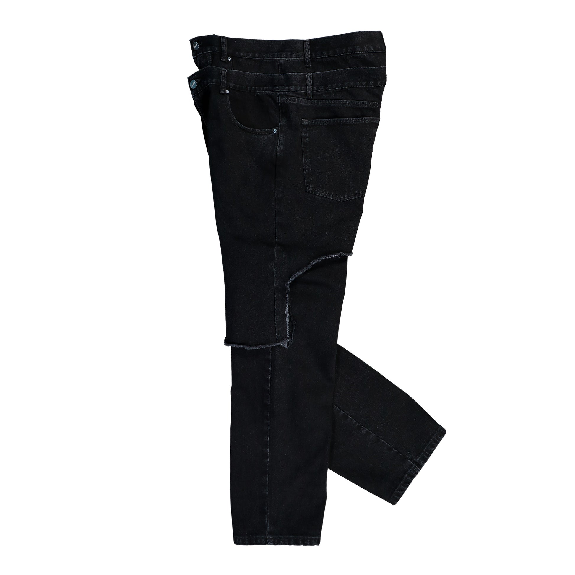 AWGE Double Layer Denim Black Denim AS6SMT16AP-T2219.991 Detail View 3 | GATE