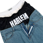 AWGE Harlem Pants Blue Denim AS6SMT18AP-T2219.560 Detail View 4 | GATE