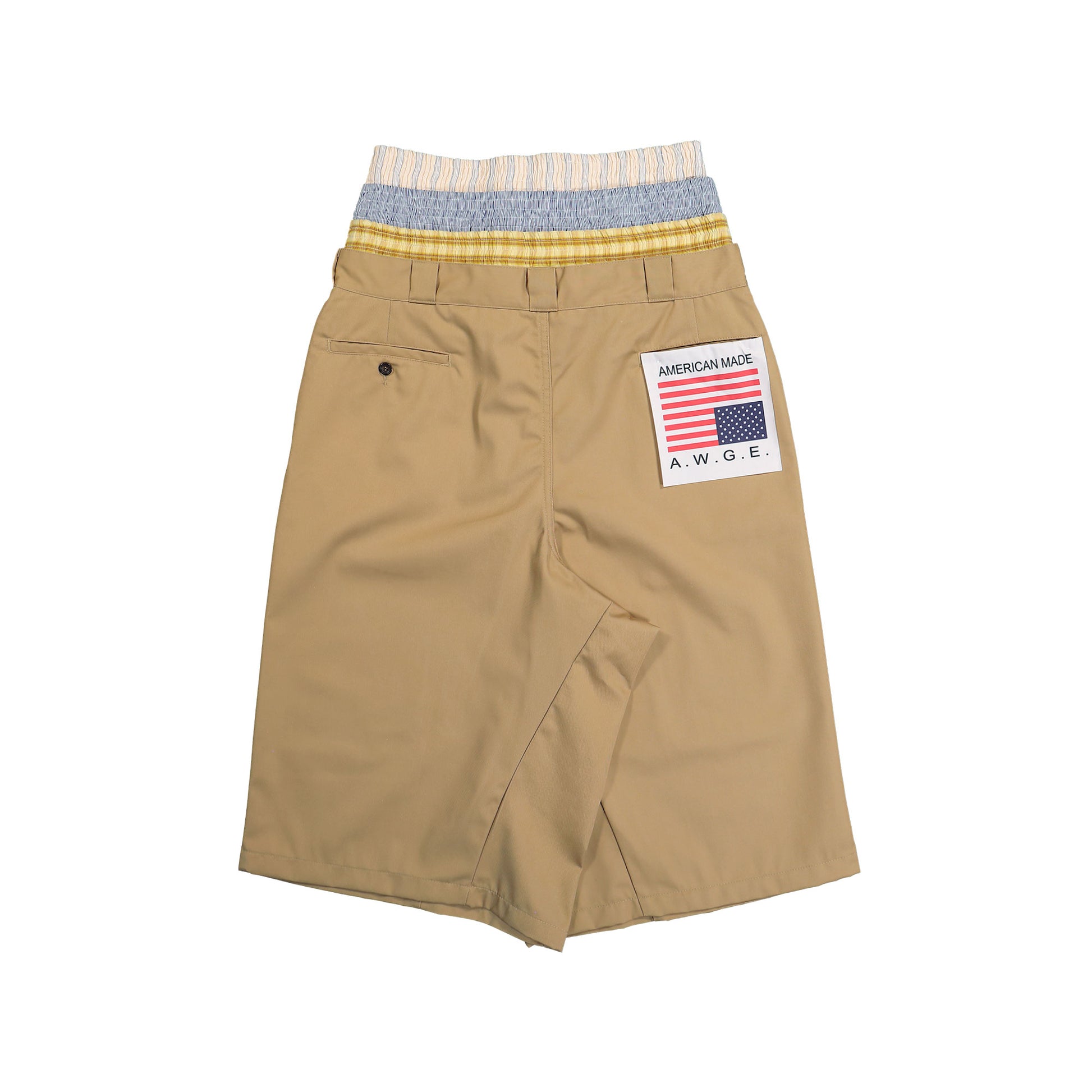 AWGE Stacked Bermudas Black Shorts AS6SMT19AP-T1532.750 Detail View 2 | GATE