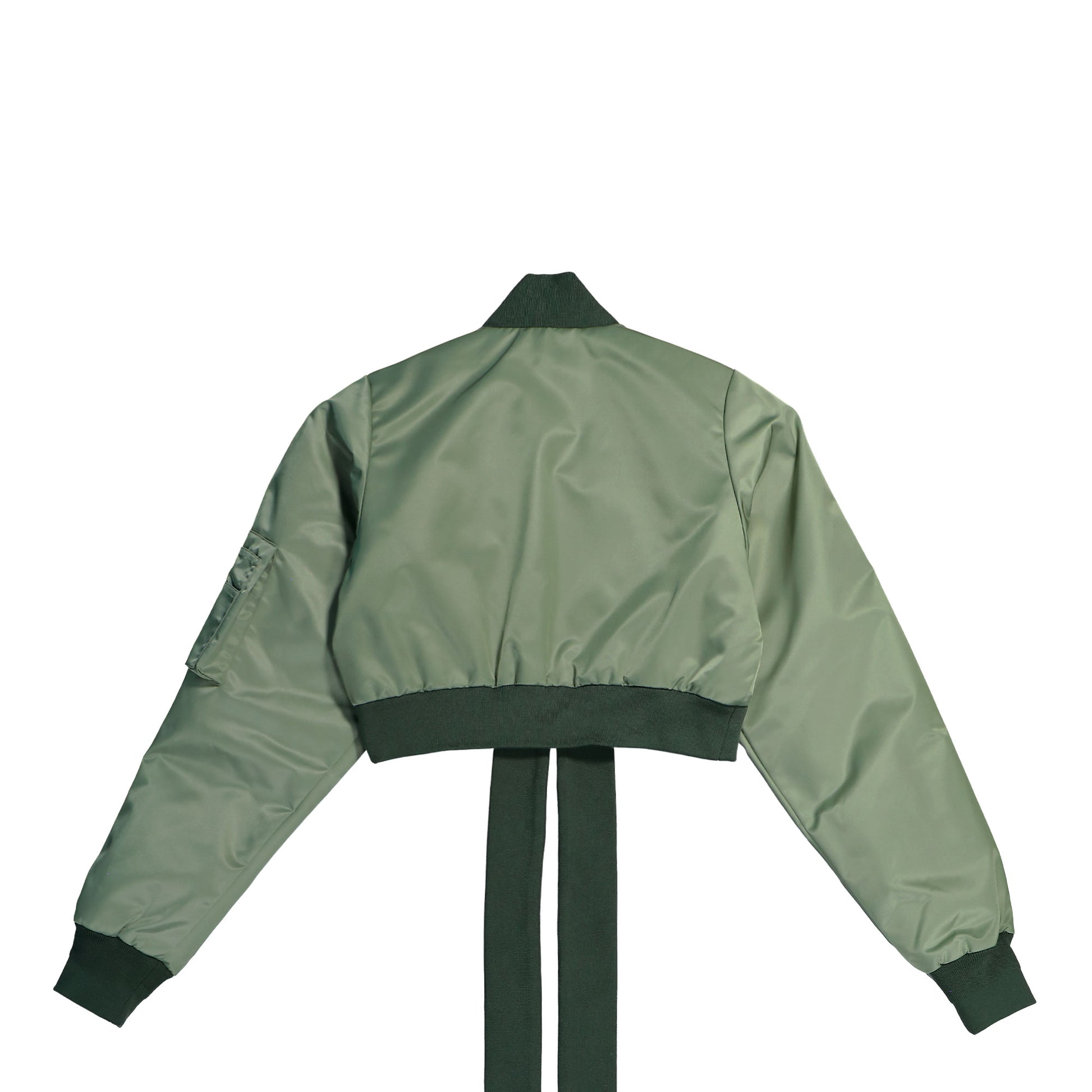 AWGE Wrap Bomber Iridescent Green Jackets AS6SWB01AP-T2160.640 Detail View 2 | GATE