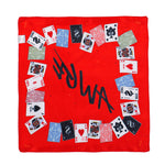 AWGE Foulard Small Cards Print Red Bandanas AS6SXA02AP-TF109.S22 Detail View 2 | GATE