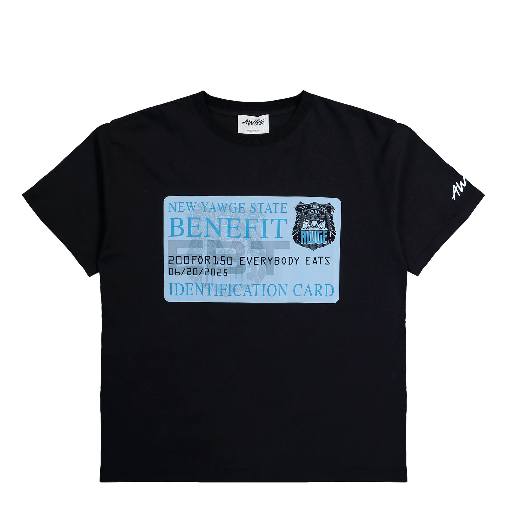 AWGE New Yawge State Tee Black T-Shirts AS6SXH01DP-JE587.999 Detail View 1 | GATE