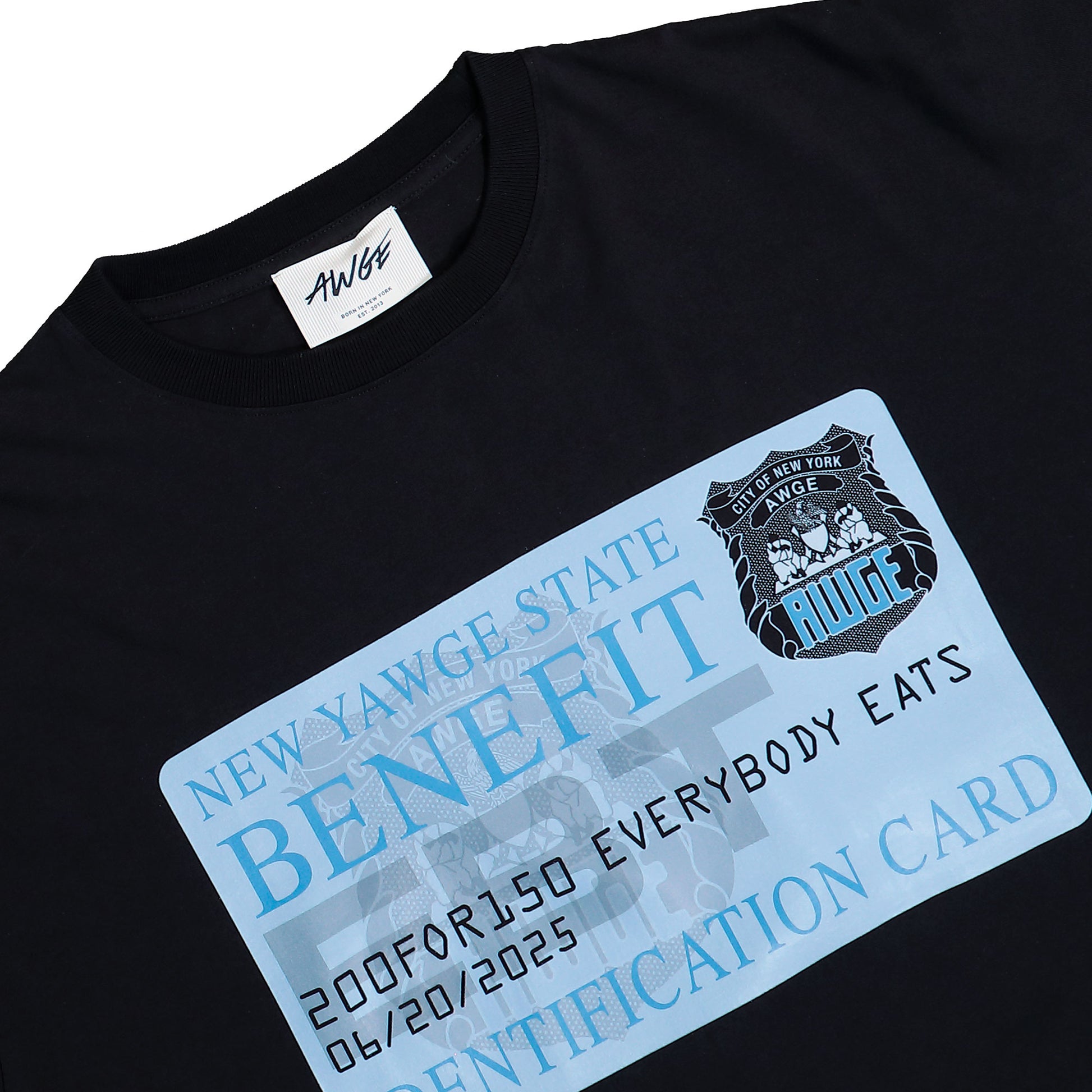 AWGE New Yawge State Tee Black T-Shirts AS6SXH01DP-JE587.999 Detail View 3 | GATE