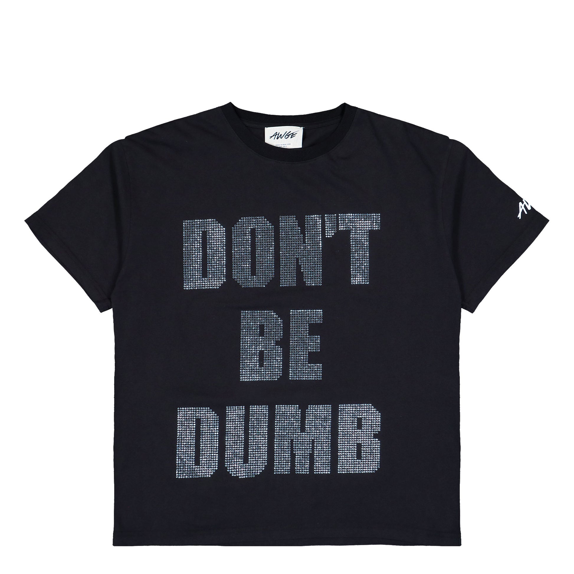 AWGE DBD Blinged Out Tee Black T-Shirts AS6SXH01FP-JE587.999 Detail View 1 | GATE