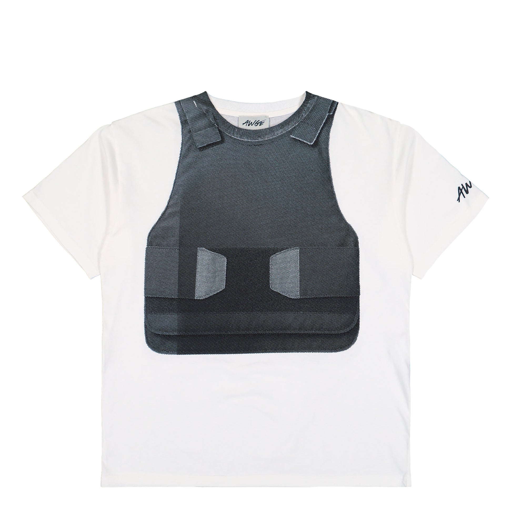 AWGE Vest Tee White T-Shirts AS6SXH01VP-JE587.001 Detail View 1 | GATE