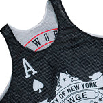 AWGE NYC Aces Tank / Reversible White / Black T-Shirts AS6SXH03AP-T2217.001 Detail View 6 | GATE