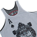 AWGE NYC Aces Tank / Reversible White / Black T-Shirts AS6SXH03AP-T2217.001 Detail View 4 | GATE