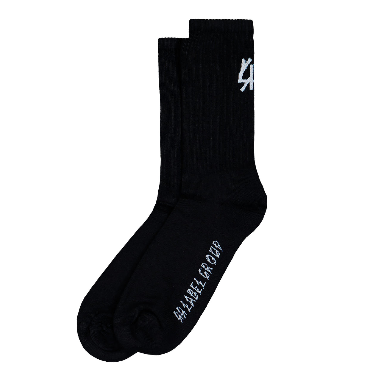 44 Label Group Mid Length Classic Socks Black + 44 Dirty White Socks B0030141-KN075-P447 Detail View 1 | GATE