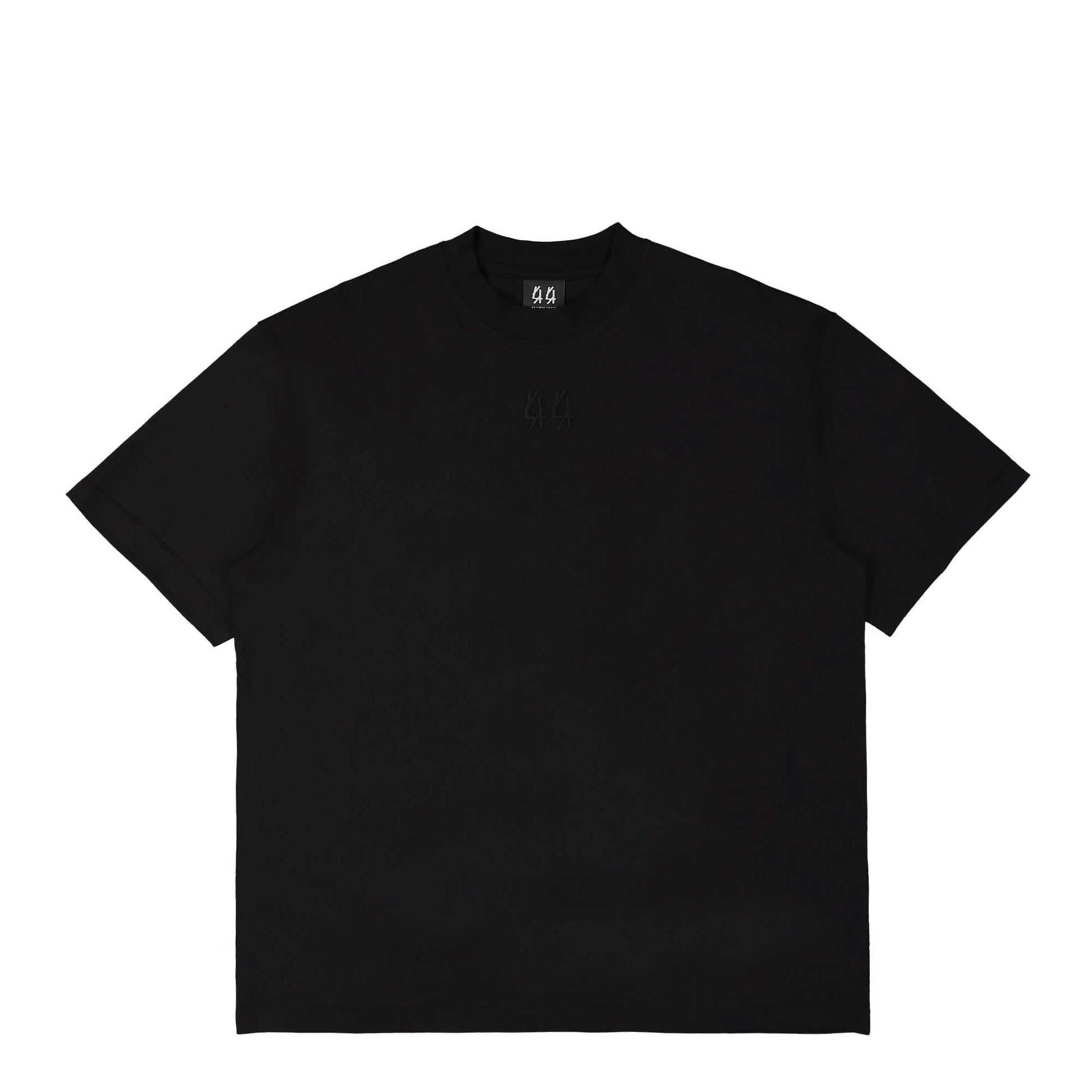 44 Label Group Solid Sand Print Tee Black Detail view 1 | Gate