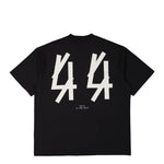 44 Label Group Solid Sand Print Tee Black Detail view 2 | Gate