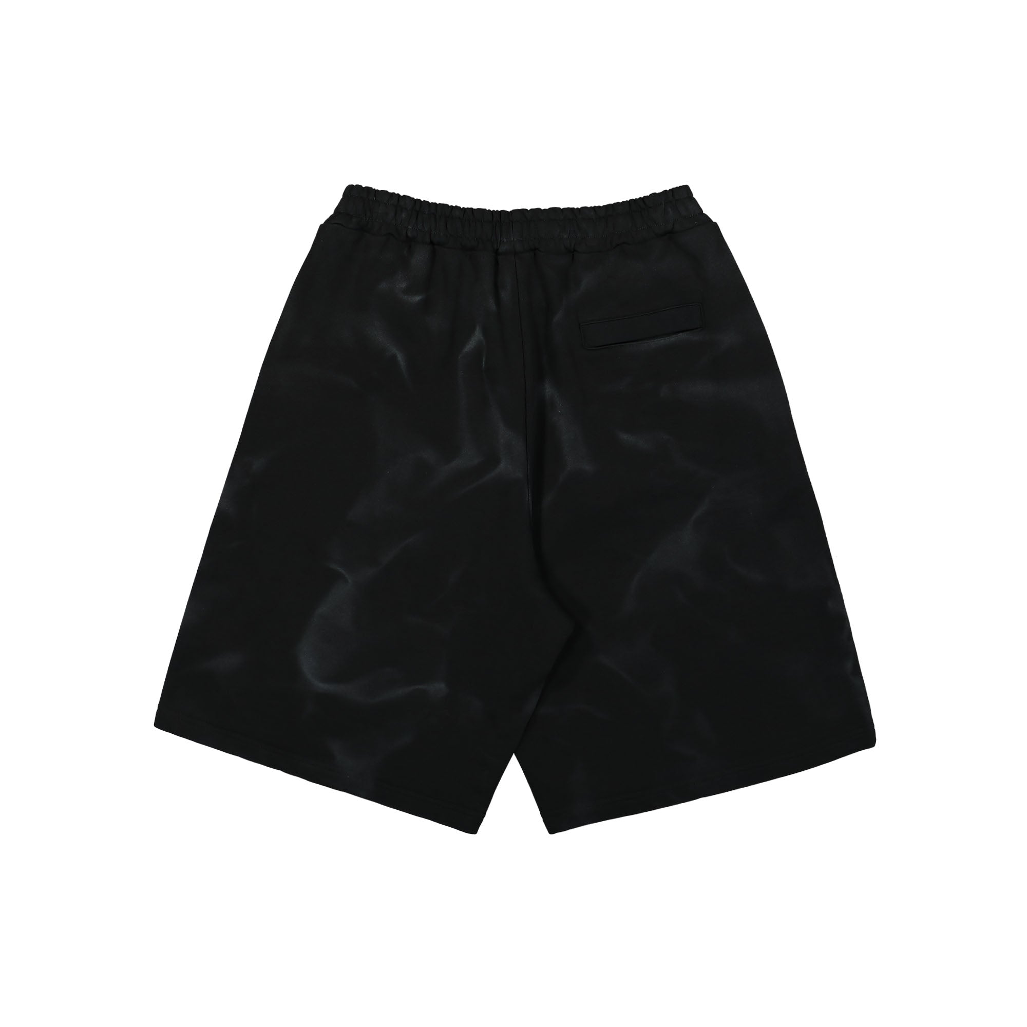 44 LABEL GROUP logo-print cotton bermuda shorts - Black