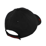 44 Label Group Front Row Cap Black + Front Raw Signal Red Caps B0030469-FA628-P674 Detail View 5 | GATE