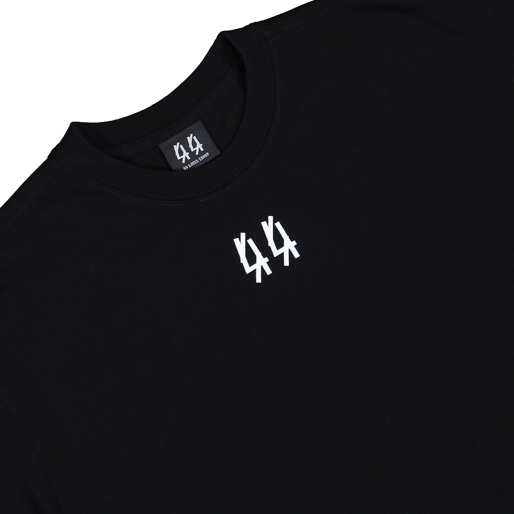 44 Label Group Tattoo Tee Black + Tattoo Sapphire T-Shirts B0030556-FA582-P672 Detail View 3 | GATE