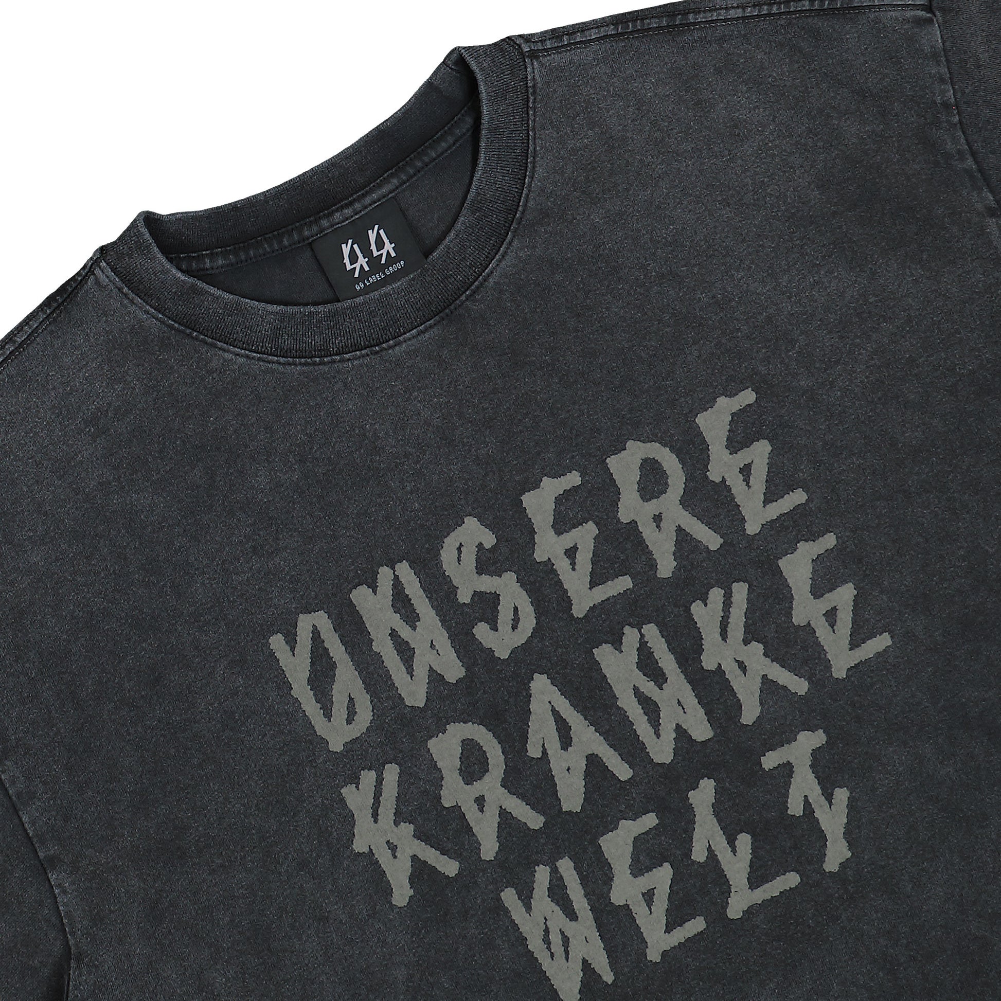 44 Label Group Welt Tee Marble Grey + Welt Smoke Grey T-Shirts B0030556-FA673-P681 Detail View 3 | GATE