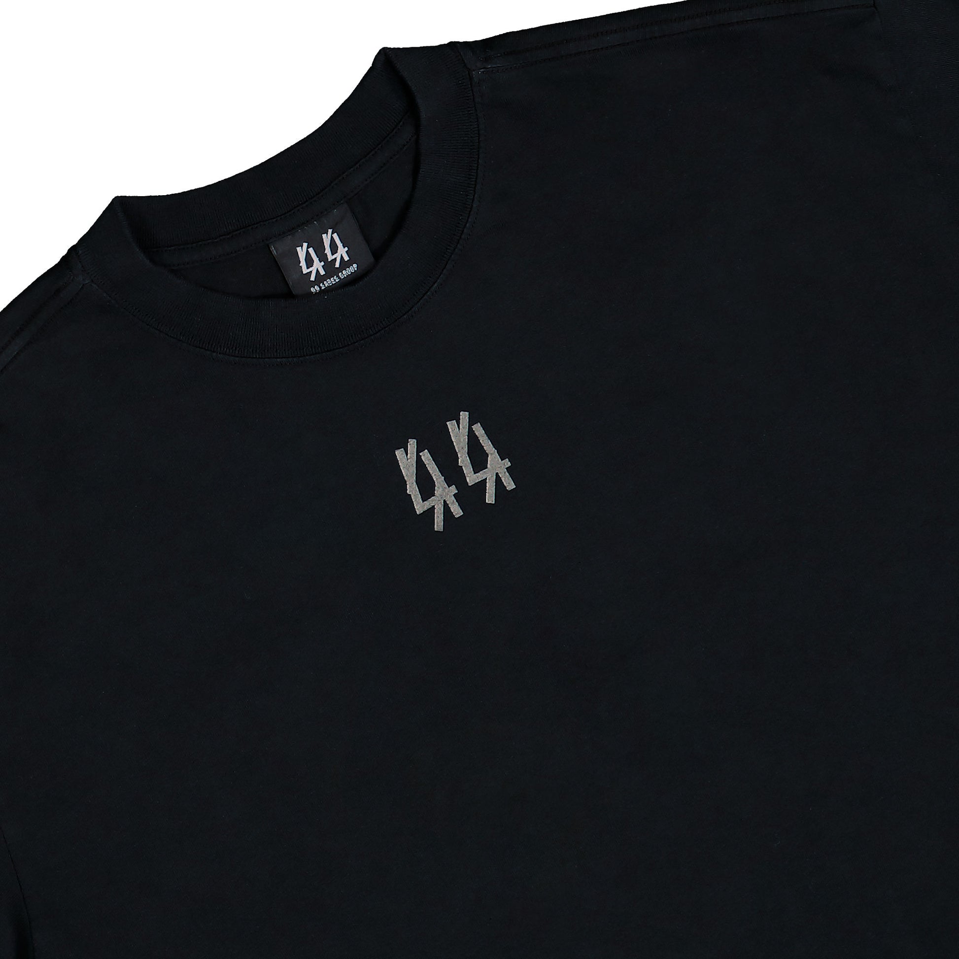 44 Label Group Sorrow Tee Black T-Shirt B0030556-FA673-P683 Detail View 3 | GATE

