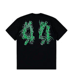 44 Label Group Centipede Tee Black + Centipede Xenon Green T-Shirts B0030556-FA706-P767 Detail View 2 | GATE