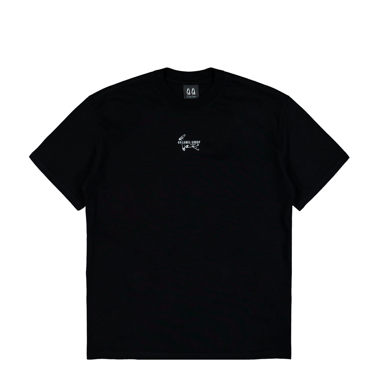 44 Label Group Pins Tee Black + Pins Dirty White T-Shirts B0030556-FA706-P783 Detail View 1 | GATE