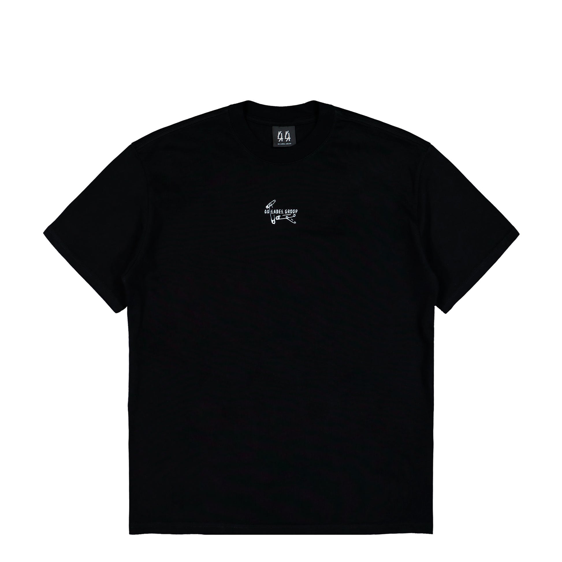 44 Label Group Pins Tee Black + Pins Dirty White T-Shirts B0030556-FA706-P783 Detail View 1 | GATE