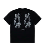 44 Label Group Pins Tee Black + Pins Dirty White T-Shirts B0030556-FA706-P783 Detail View 2 | GATE