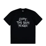 44 Label Group Scene Tee Black + Scene Dirty White T-Shirts B0030556-FA706-P790 Detail View 1 | GATE