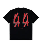 44 Label Group Safety Pins Tee Black + 44 Solid Red Hardware T-Shirts B0030556-FA706-P792 Detail View 2 | GATE