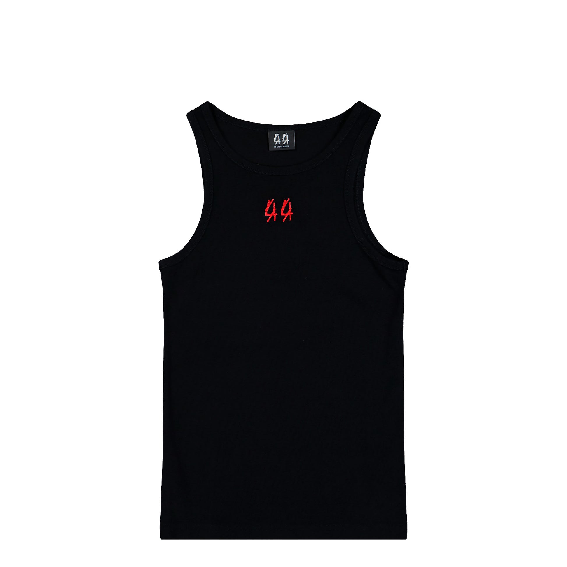 44 Label Group Classic Rib Tanktop Black + 44 High Risk Red Tops B0030579-FA584-P665 Detail View 1 | GATE