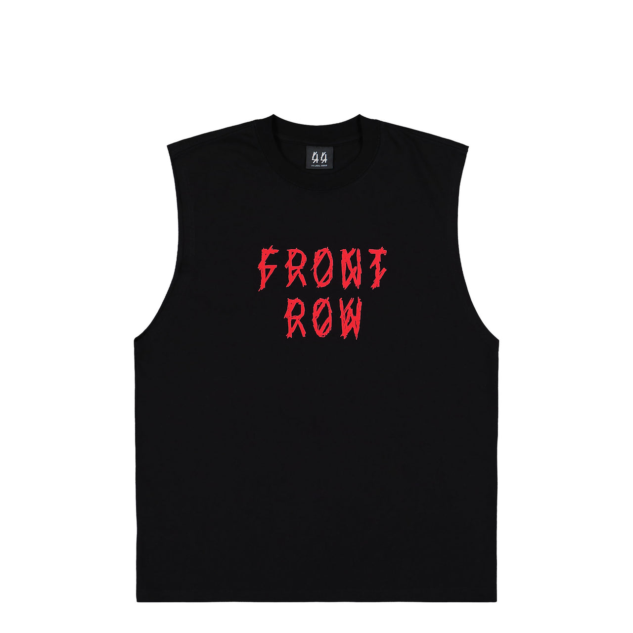 44 Label Group Front Row Sleeveless Tee Black + Front Row Signal Red T-Shirts B0030580-FA582-P674 Detail View 1 | GATE