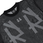 44 Label Group Classic L/S Mesh Tee Black + 44 Dirty White Longsleeves B0030606-FA672-P447 Detail View 3 | GATE