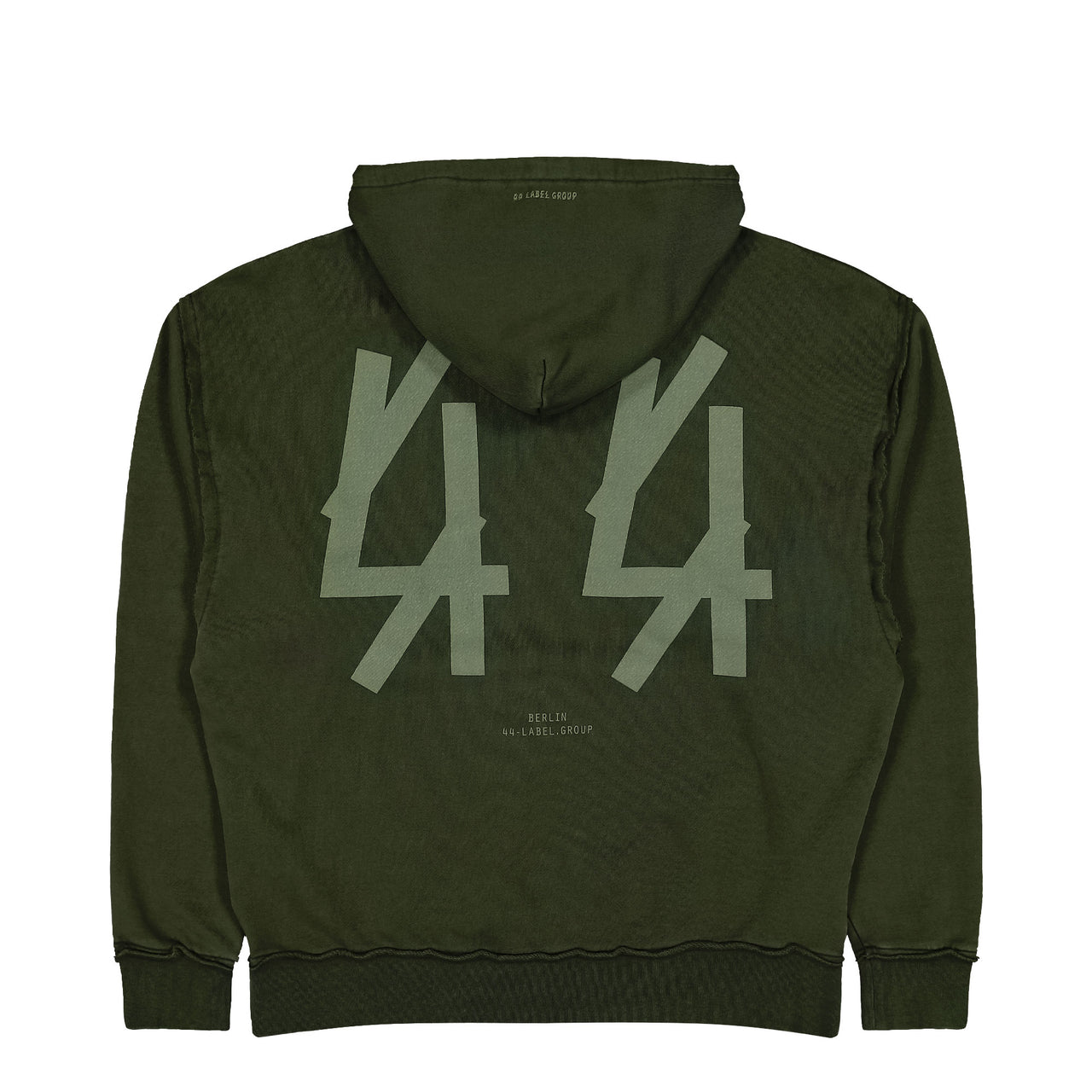 44 Label Group Classic Hoodie Faded Green + 44 Smoke Grey Hoodies B0030612-FA679-P678 Detail View 1 | GATE