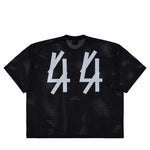 44 Label Group Classic Soccer Tee Black + 44 Dirty White T-Shirts B0030614-FA683-P447 Detail View 2 | GATE