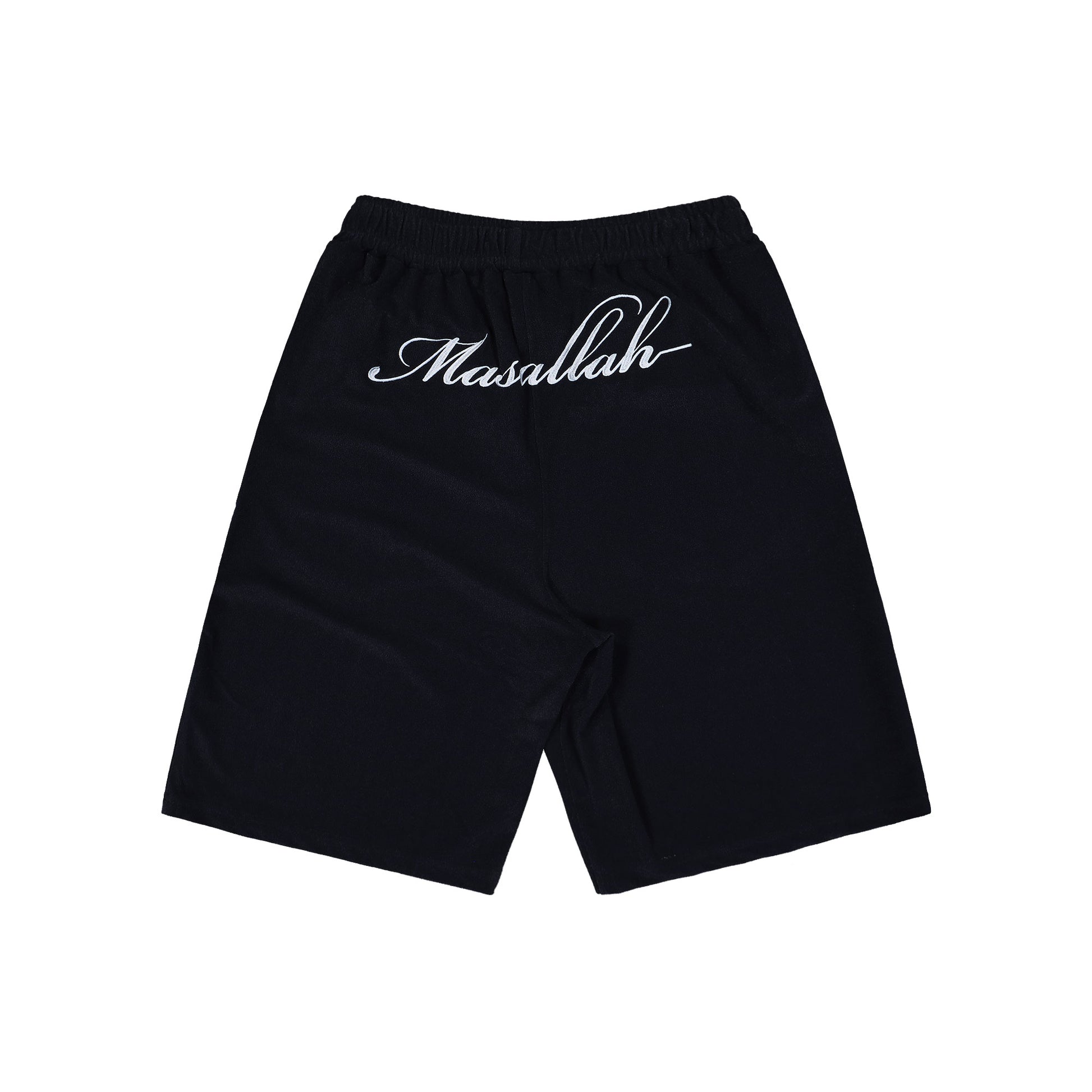 GmbH Bermuda Shorts With Embroidery Black Shorts Basket Shorts Detail View 2 | GATE
