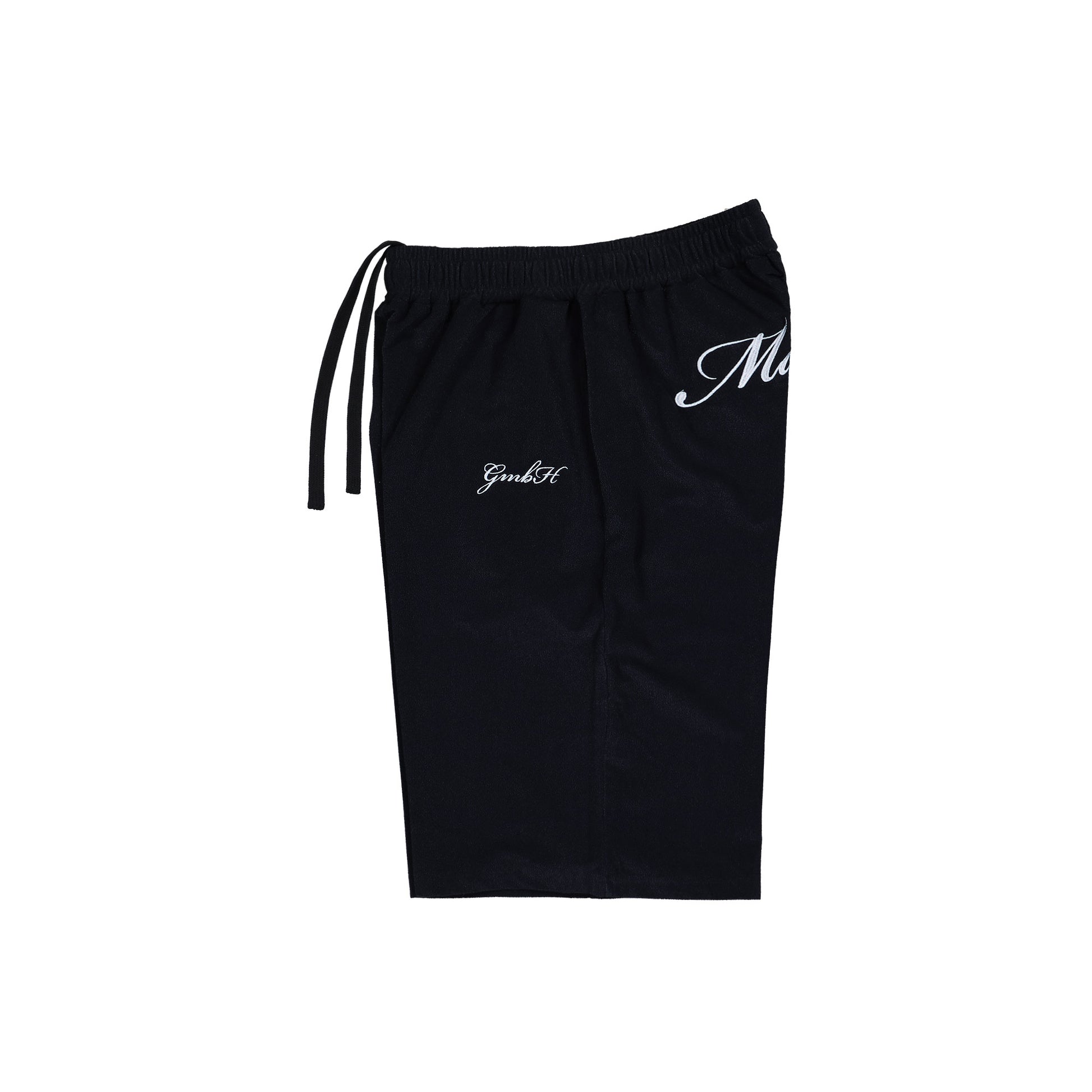 GmbH Bermuda Shorts With Embroidery Black Shorts Basket Shorts Detail View 3 | GATE
