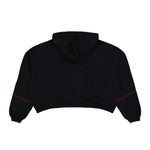 Gmbh Cropped Hoodie With Logo Embroidery Black Hoodies Berlin Hoodie2 Detail View 2 | GATE
