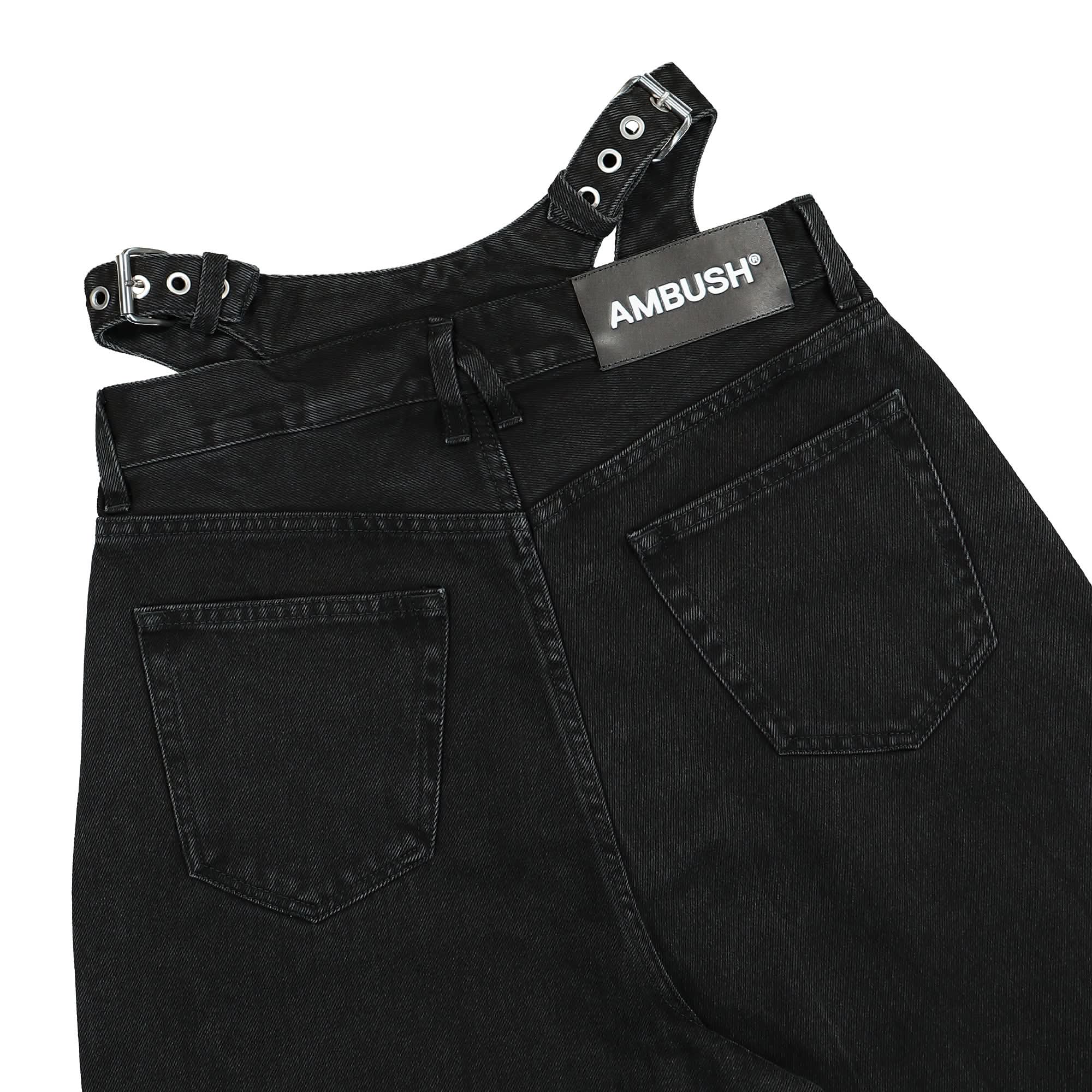 パンツ geeks DENIM BAGGY PANTS 1 BLACK DENIM BAGGY PANTS
