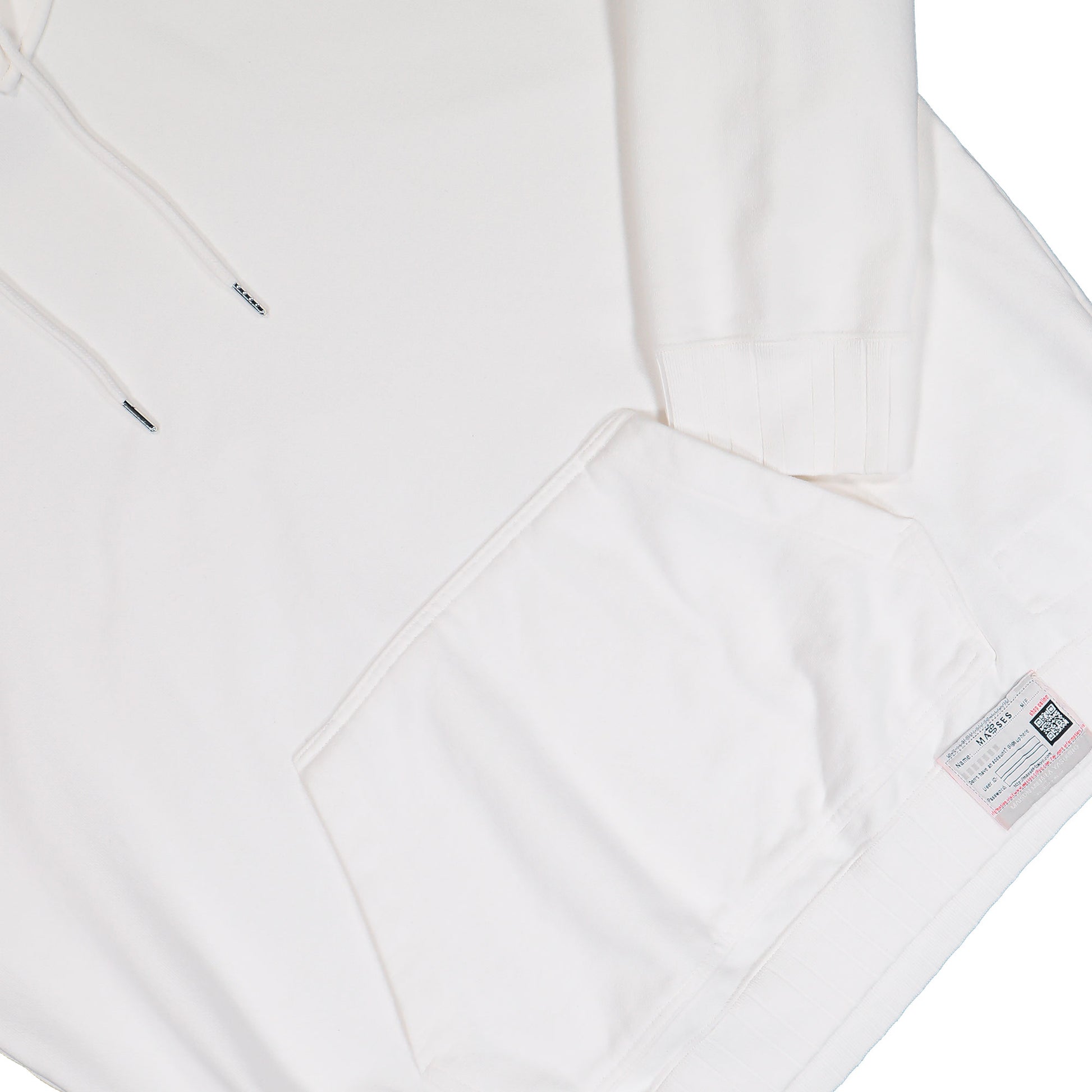 Maison Mihara Yasuhiro Don't Fog Up Print Hoodie White Hoodies C15HD043  Detail View 4 | GATE
