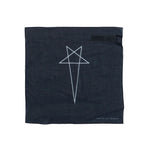 Rick Owens DRKSHDW Bandana Black / Milk Bandana DA01F4471 SCAEP3 0911 Detail View 1 | GATE