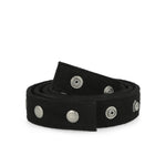Rick Owens Snaps Belt Black Belts DA02E7441 BMOES4 09 Detail View 2 | GATE