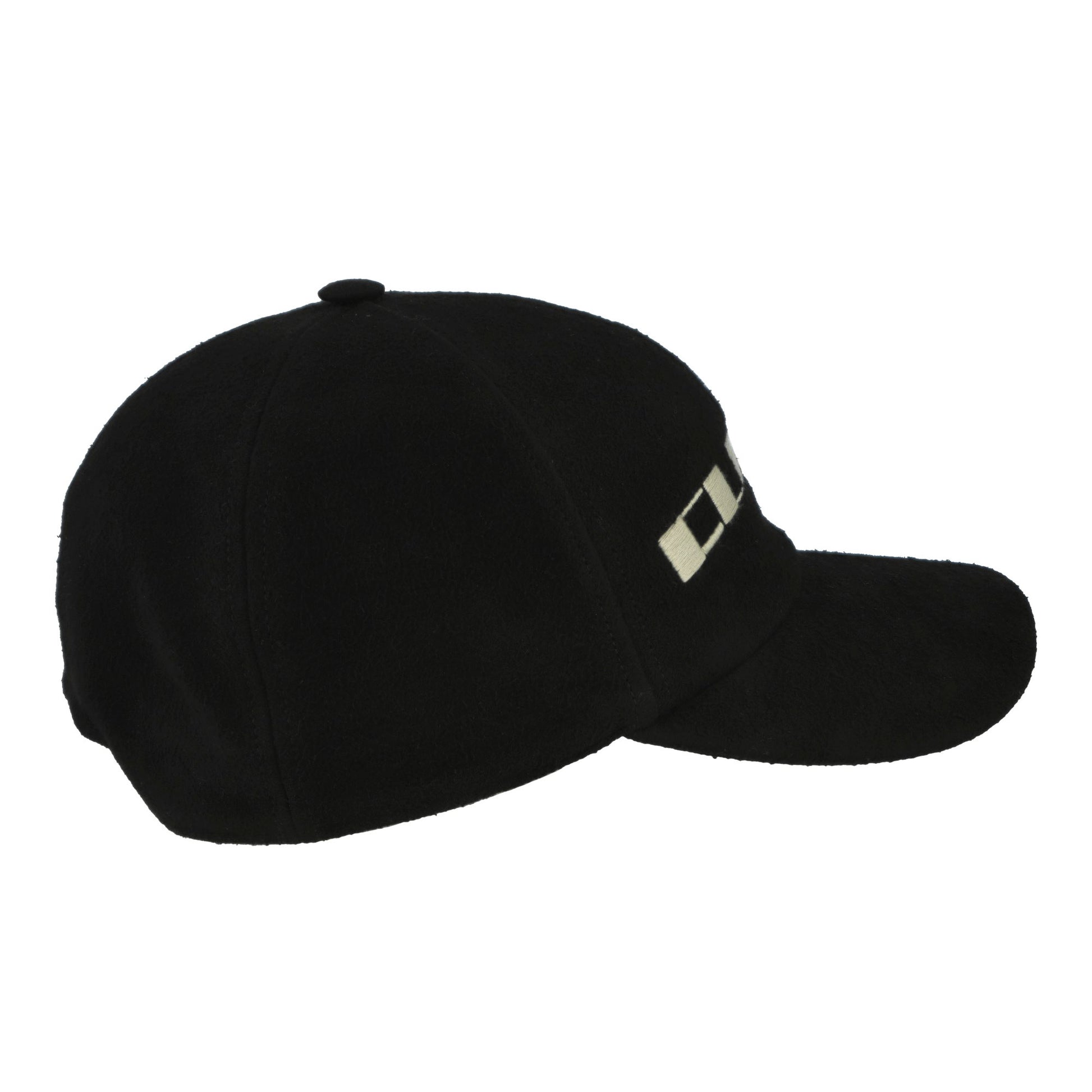 Rick Owens Baseball Cap Black / Pearl Caps DA02E7478 BMOEM6 0908 Detail View 3 | GATE
