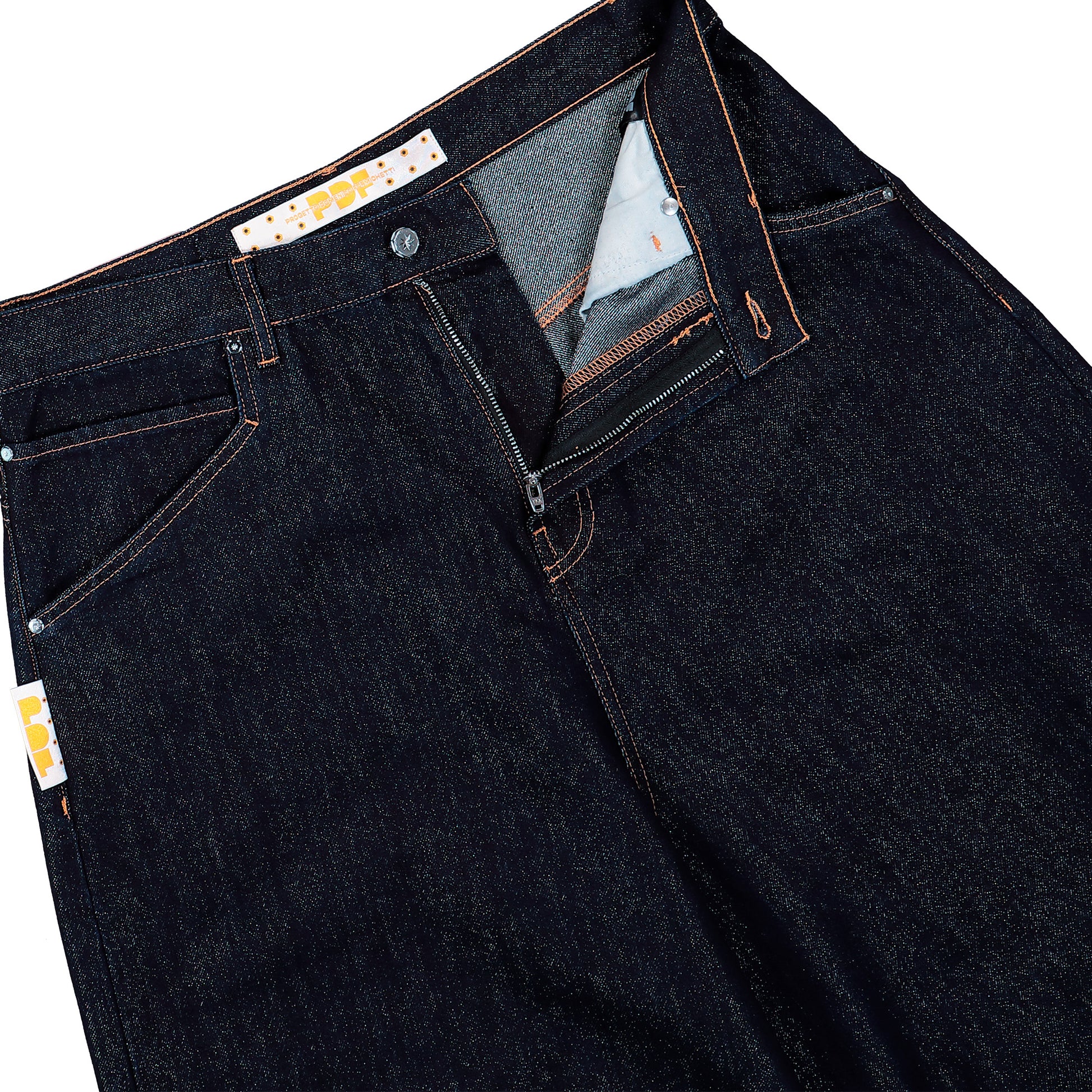 PDF Leggenda Pant Silve Denim DFM03020DF201SILVE Detail View 4 | GATE
